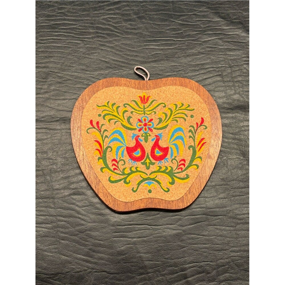 Nevco Japan vintage wooden Trivet
